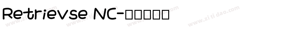 Retrievse NC字体转换